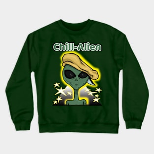 Chill-Alien Crewneck Sweatshirt